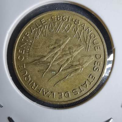 沼泽如烟--第1038场 - 中非1985年25法郎