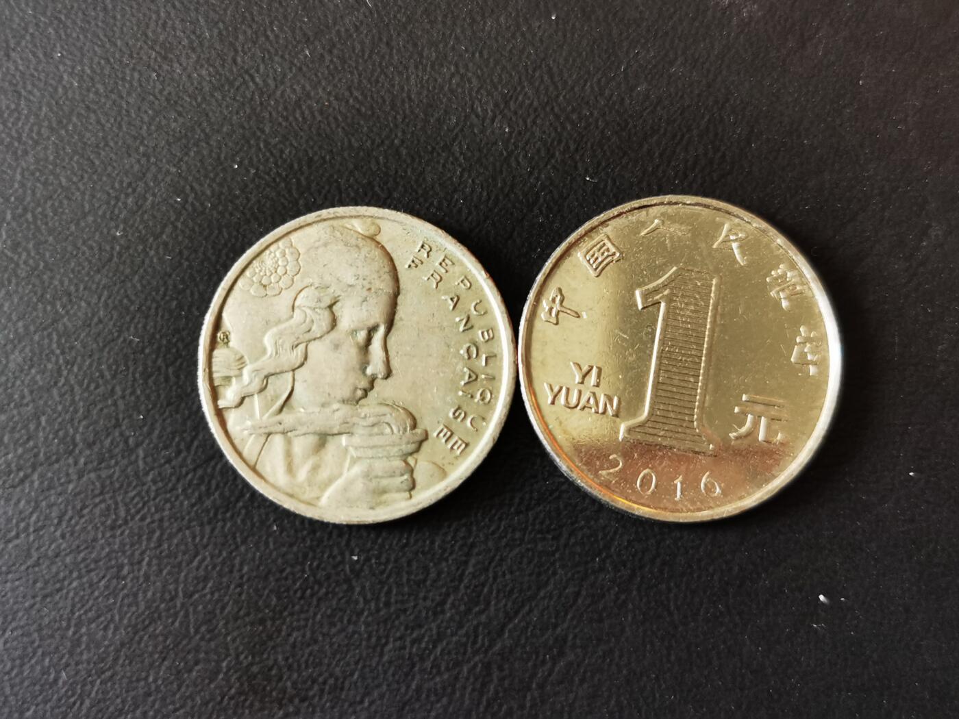 零零发外国硬币拍卖 无佣金 1955年100法郎硬币