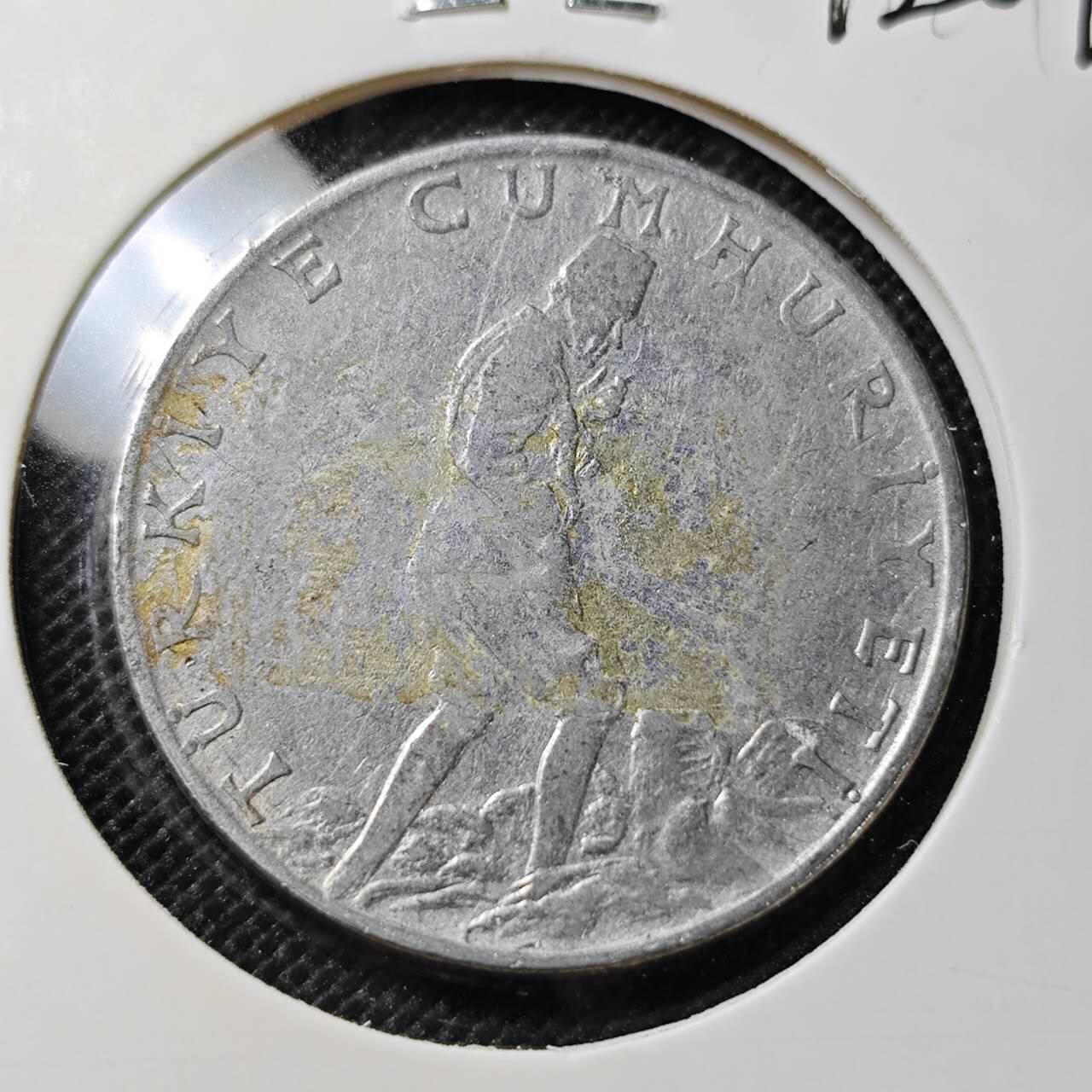 KK钱币收藏小铺  第412期 2月预留时间 周末发货 1960土耳其2.5里拉