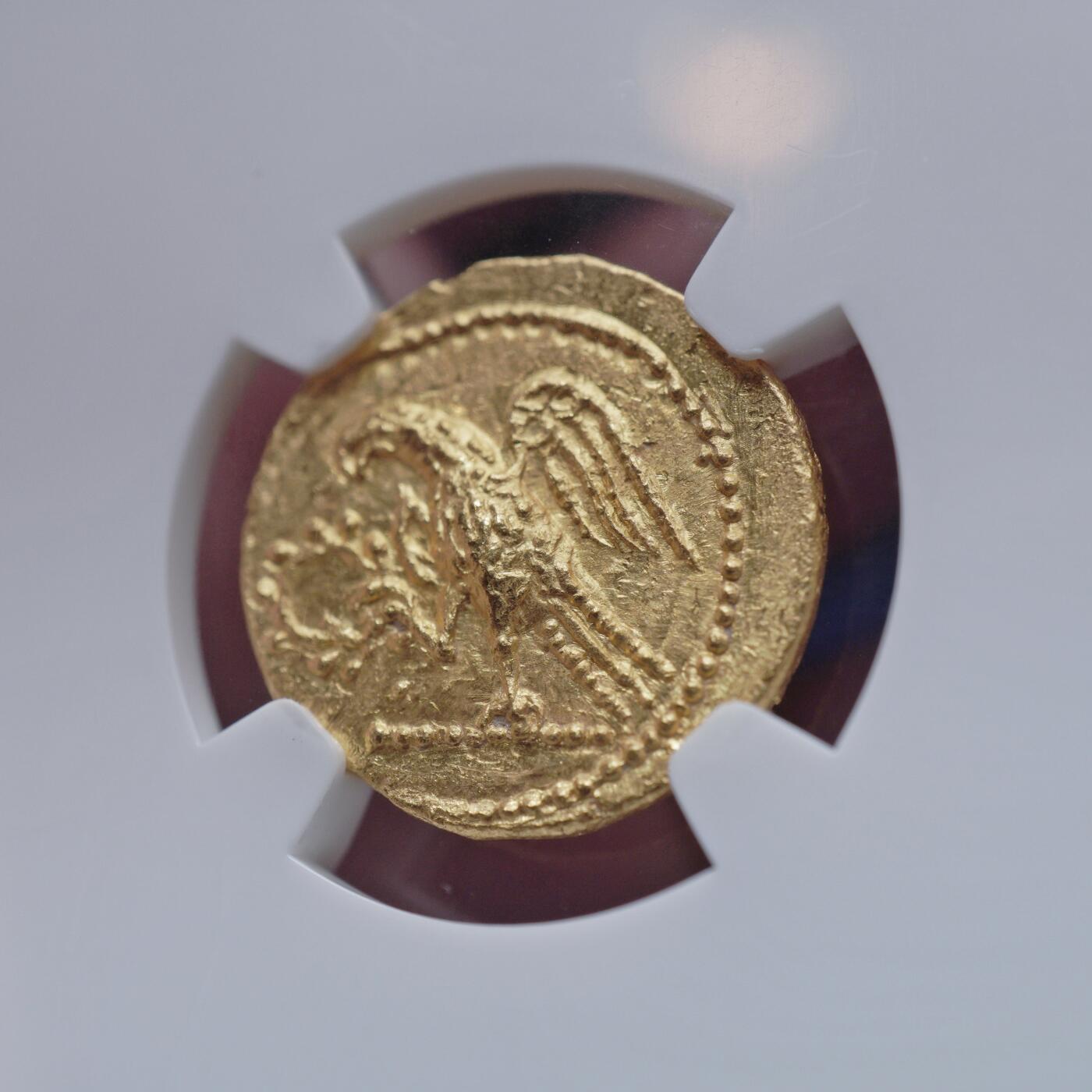 琋语集藏2026年04月欧洲古典打制币拍卖 希腊化时期-色雷斯 科松1斯塔特金币（NGC评级）