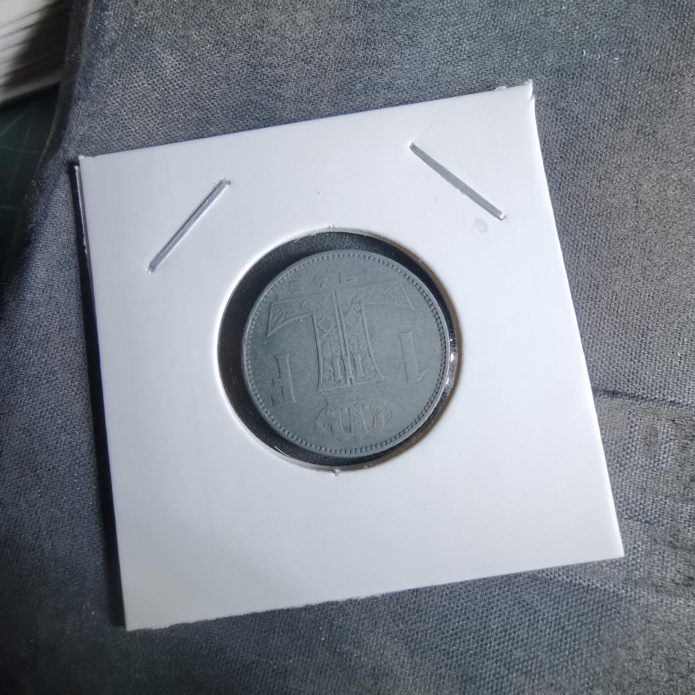 沼泽如烟--第1038场 比利时1945年1法郎