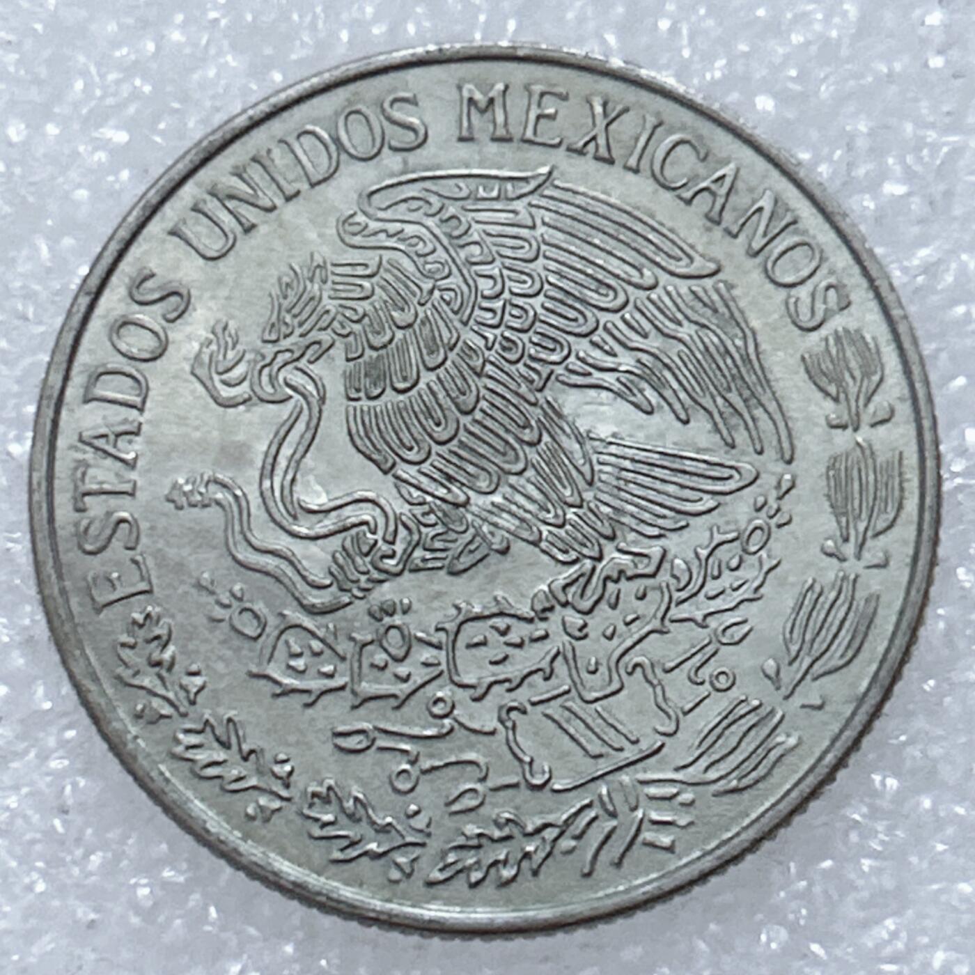 第一海外回流一元起拍收藏 散集专场  第309期 墨西哥1977年1比索 莫雷洛斯 原光品