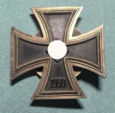 盛世勋华——号角文化勋章邮票专场拍卖第311期 - 德国（1939）一级铁十字勋章 少见圆盘版 带L58厂标（Rudolf Souval, Wien）