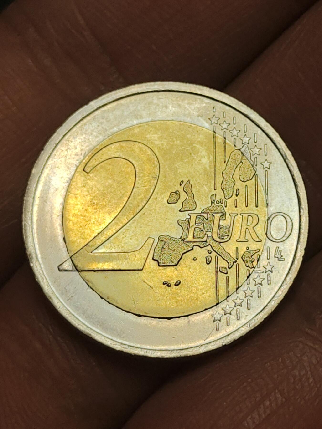 2026年第三十八场(总第二百零七场）外国好品散币场(免佣金) 爱尔兰🇮🇪2002年2欧元(第一版欧洲地图，首发年)