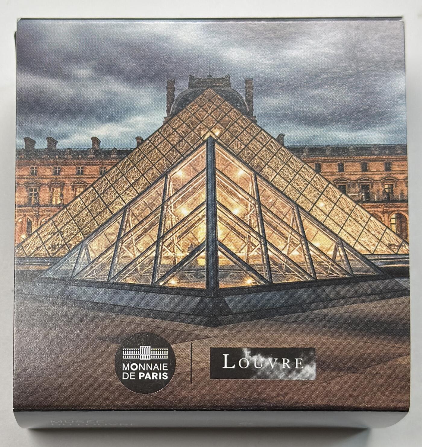 S&S Numismatic世界钱币-拍卖 第123期  法国2025年 巴黎卢浮宫 2欧元双色精制纪念币 盒证齐全