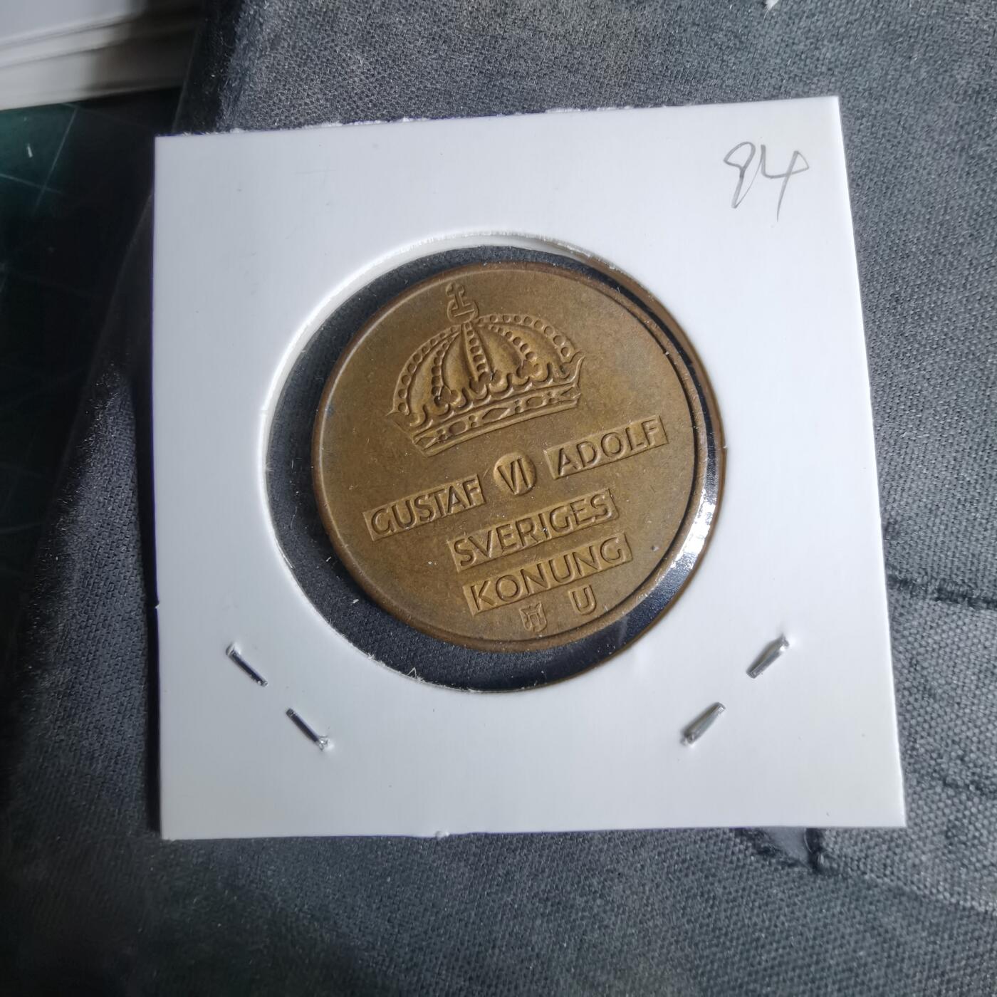 沼泽如烟--第1038场 瑞典1971年5欧尔