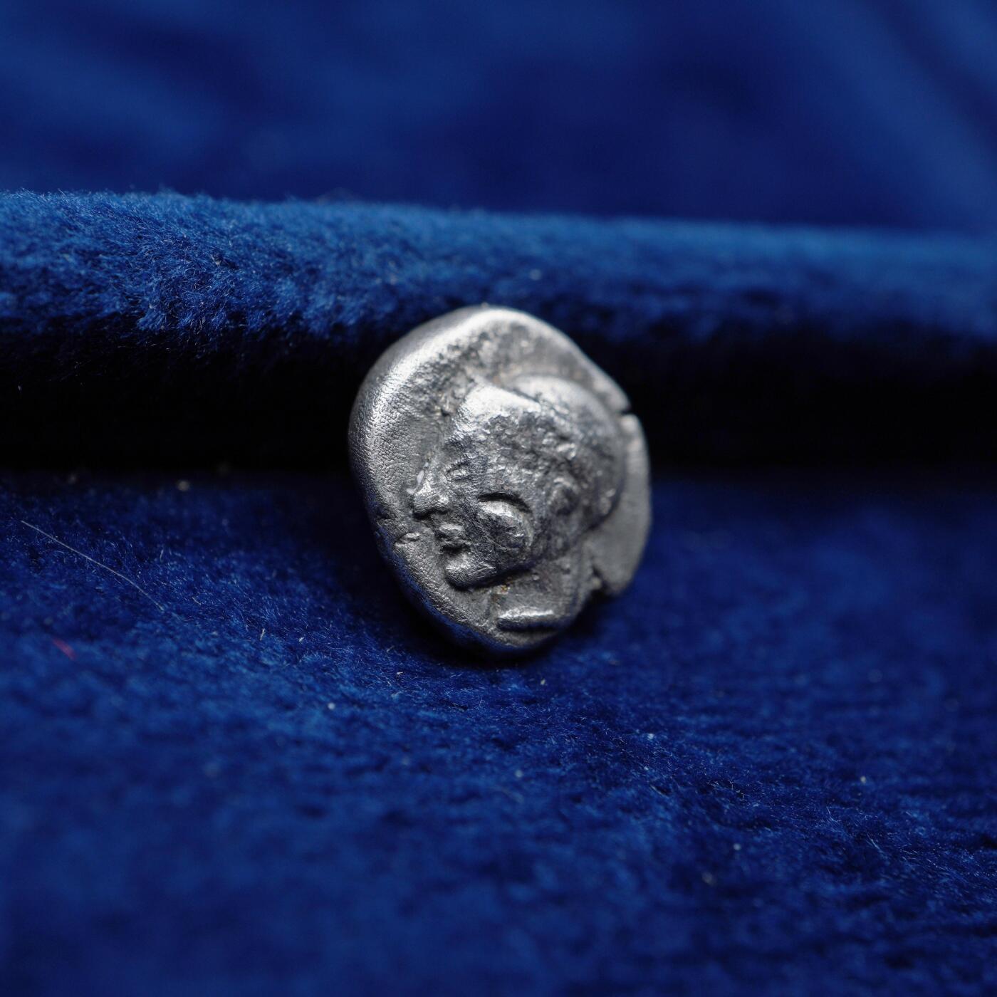 琋语集藏2026年04月欧洲古典打制币拍卖 古希腊爱奥尼亚地区-水泽仙女宁芙1奥波银币