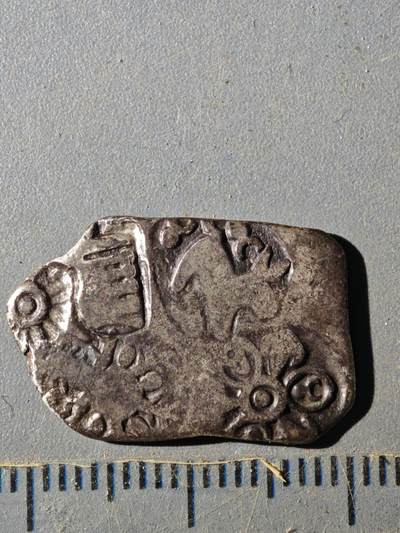 124期新疆红钱粟特钱币丝路钱币专场 - 孔雀王朝银币