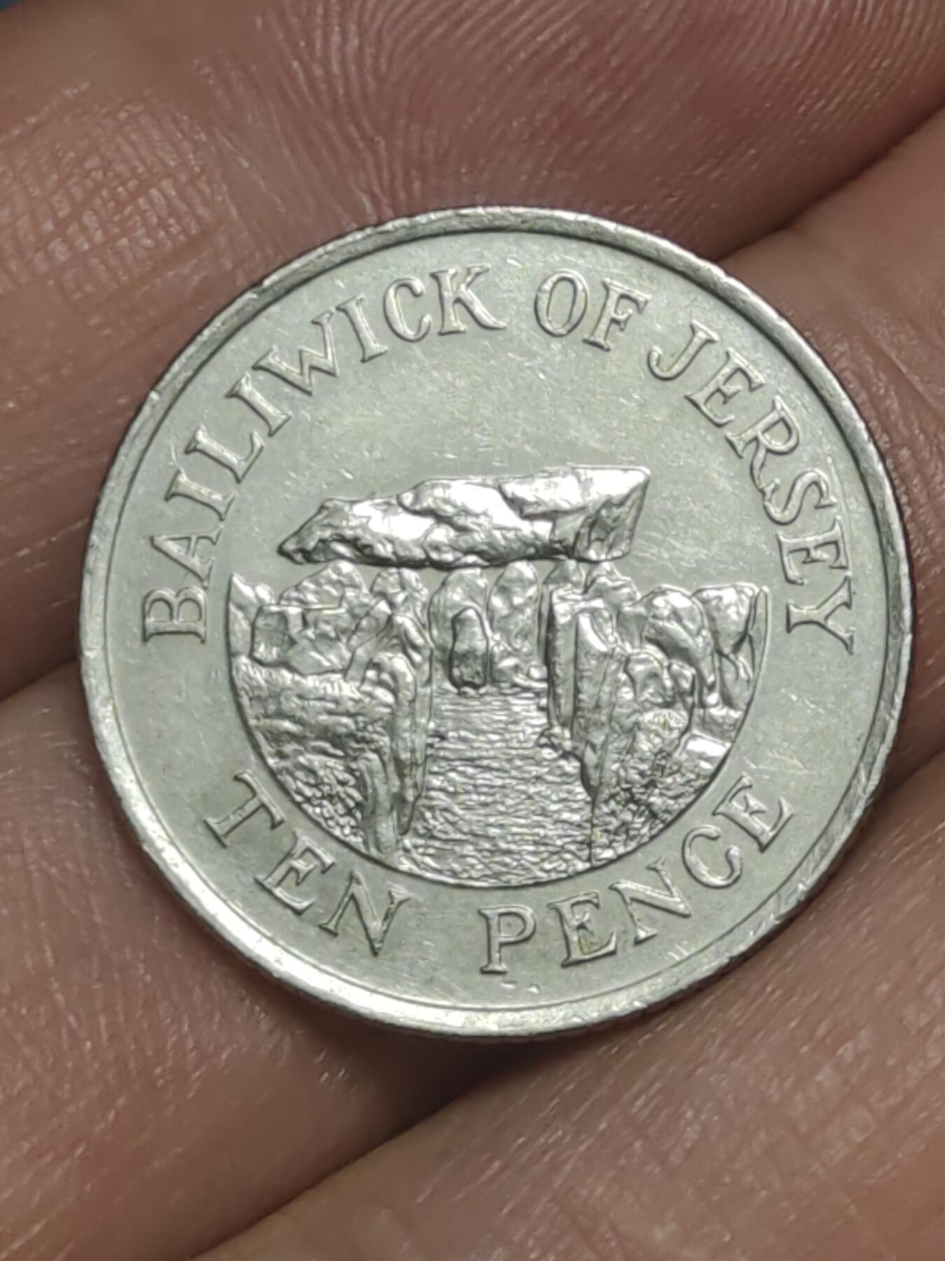 2026年第三十八场(总第二百零七场）外国好品散币场(免佣金) 英属泽西岛🇯🇪1992年10便士(伊丽莎白二世中年花冠，十进制第三套第二版，缩小尺寸版)