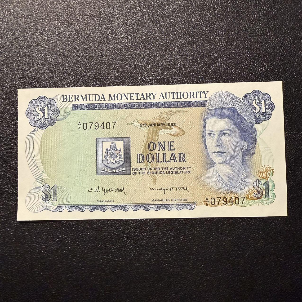 第16期 百慕大 1982年 1元 全新unc