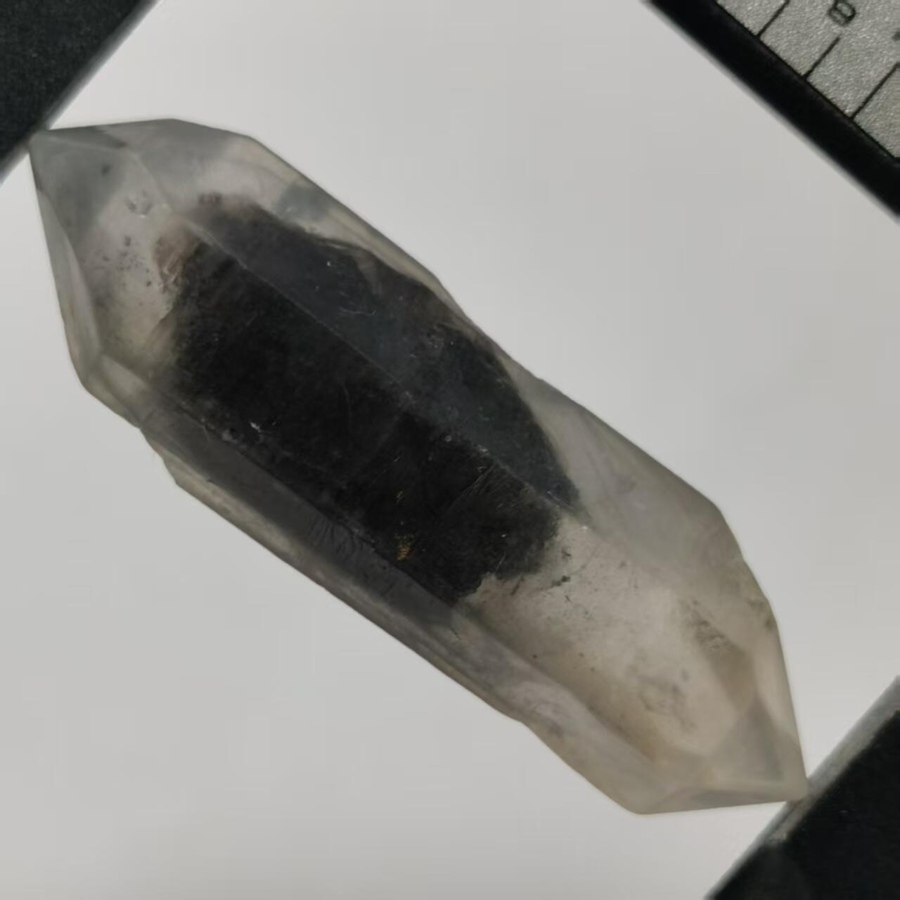 七河·水晶矿标化石杂件小拍（总第43期）（周四结标） 藏家出品X701（27） 云贵闪灵水晶原石 双尖糖心