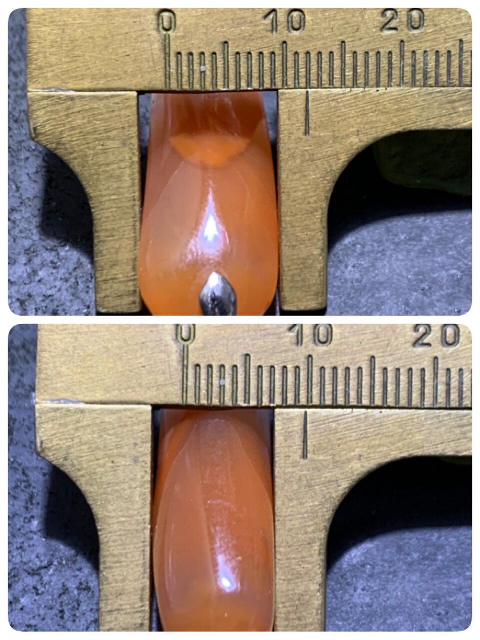 南红玛瑙荔枝冻飘火焰纹随形牙通货吊坠一个，