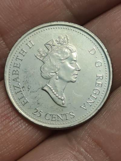 2026年第三十八场(总第二百零七场）外国好品散币场(免佣金) - 加拿大🇨🇦2000单年份25分(千禧年纪念币，创造力主题)