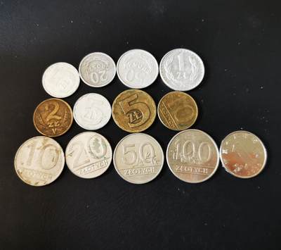 零零发外国硬币拍卖 无佣金 - 波兰早期一组