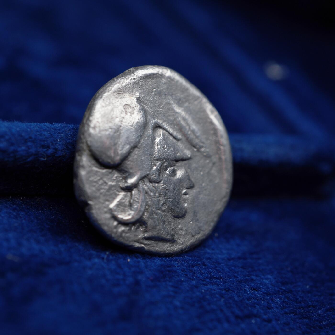 琋语集藏2026年04月欧洲古典打制币拍卖 古希腊阿卡纳尼亚-雅典娜和飞马1斯塔特银币