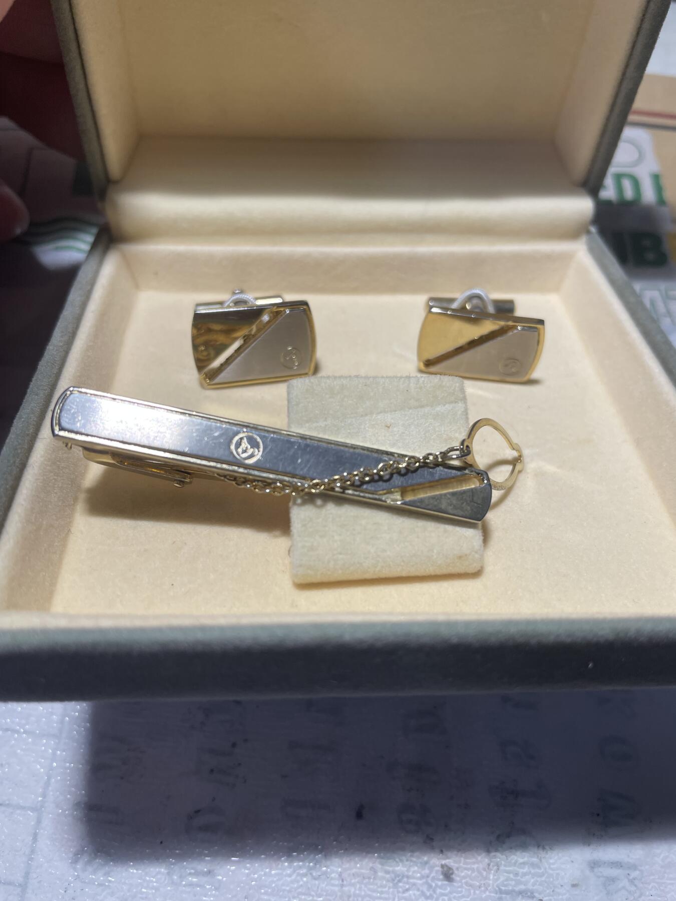 皮尔卡丹领带夹袖口夹