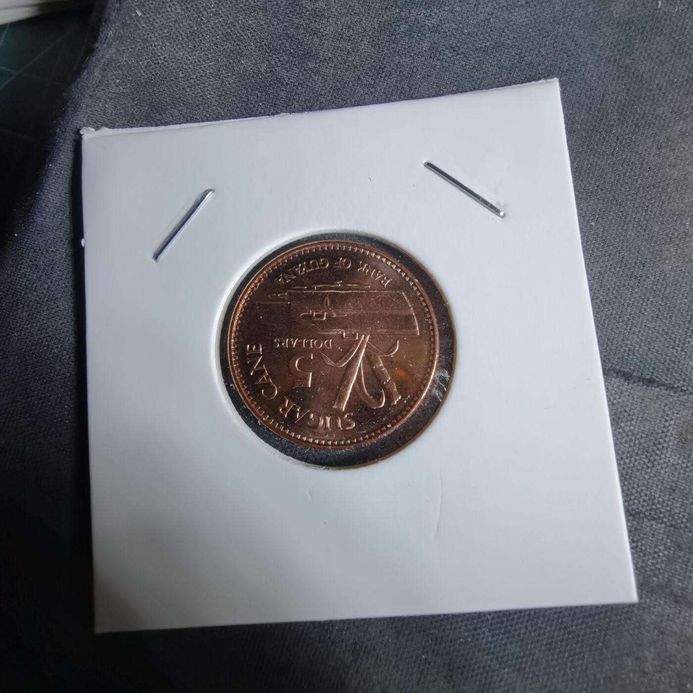 沼泽如烟--第1038场 圭亚那2019年五元