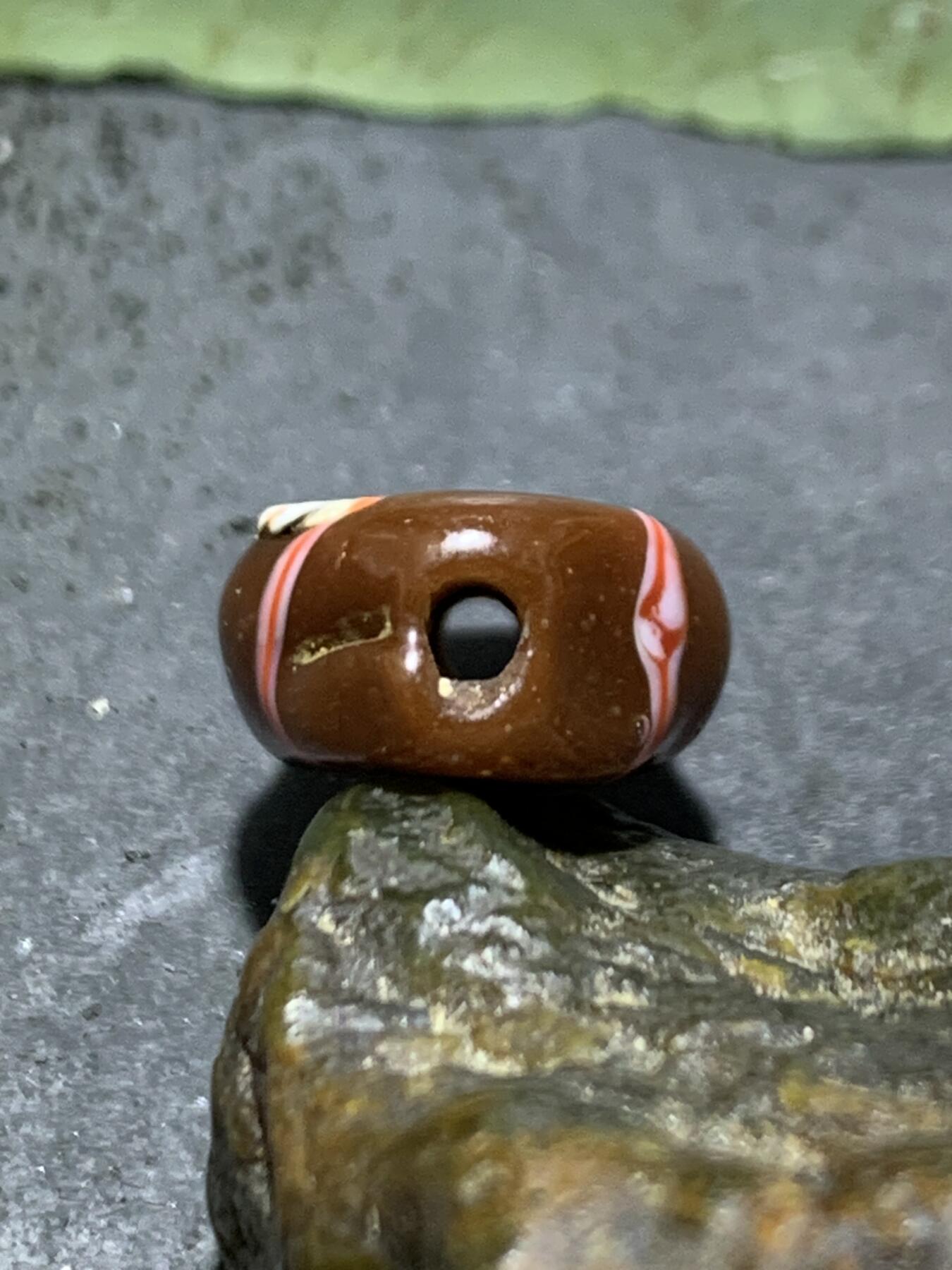 西亚古法手做恶魔之眼，人面琉璃珠一颗，