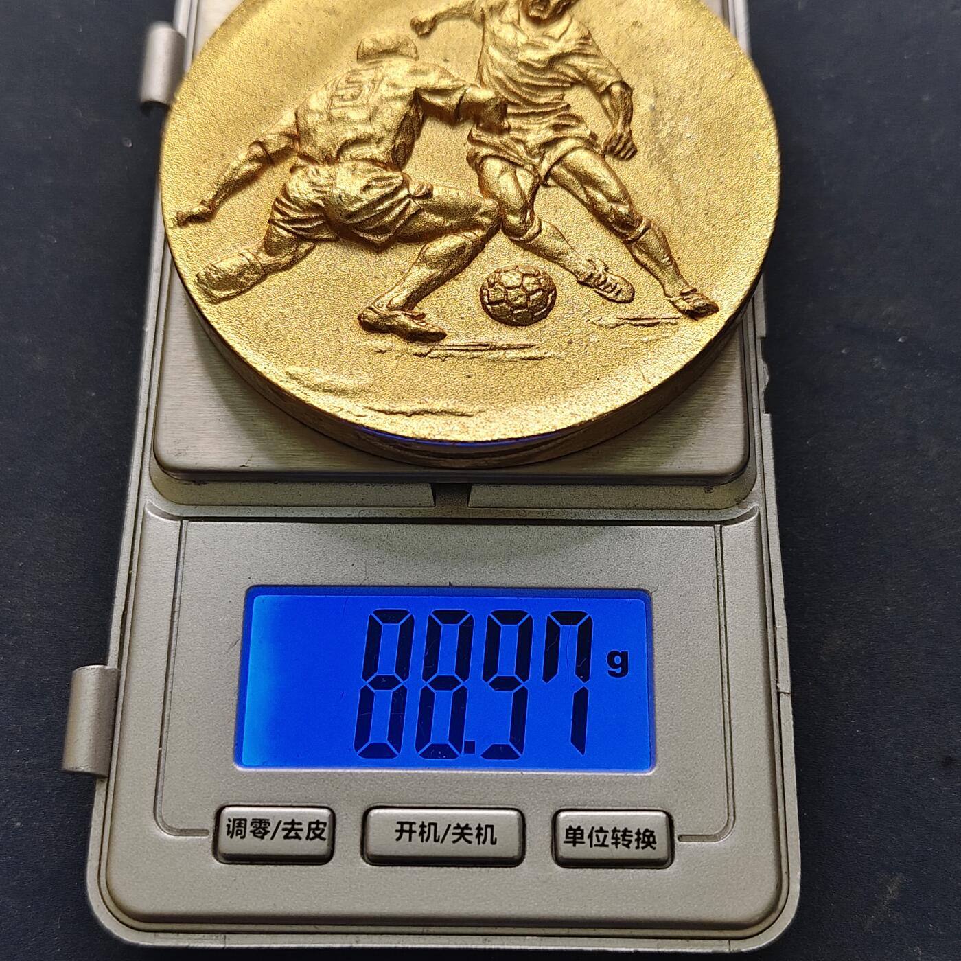 【全场包邮】纯粹捡漏拍516场【专场】 【纪念章】日本平成3年东京都第10届秋季足球大会优胜纪念章