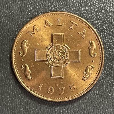 回流0406 - 马耳他1975年1分铜币 马耳他十字