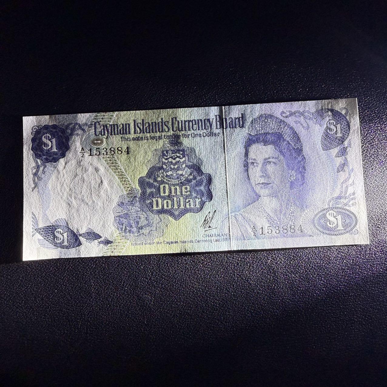 第16期 开曼群岛 1971年1元 全新unc