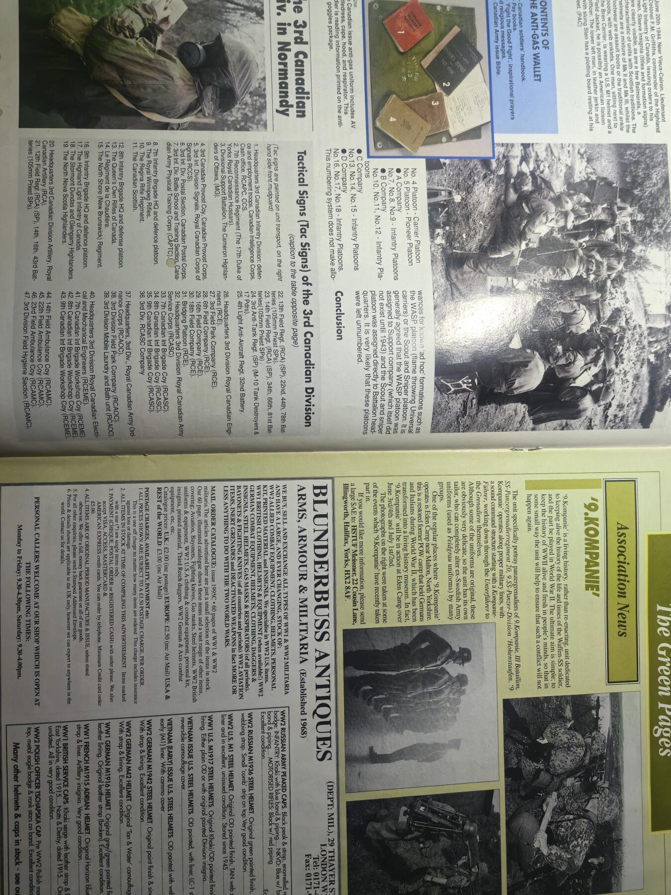 盛世勋华——号角文化勋章邮票专场拍卖第311期 法国出版英语版Militaria杂志 1995年7月第17期 50页