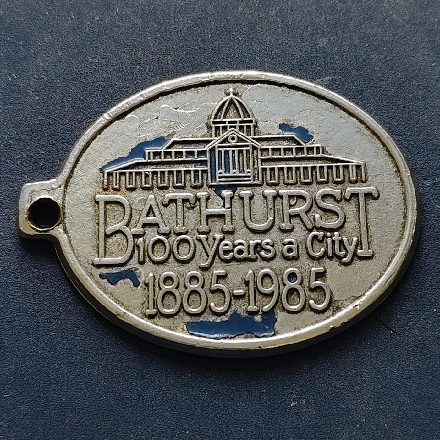 【全场包邮】纯粹捡漏拍516场【专场】 【纪念章】澳大利亚1985年巴瑟斯特建城100周年纪念章