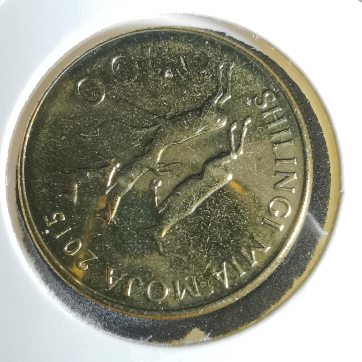 沼泽如烟--第1038场 坦桑尼亚2015年100先令