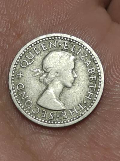 2026年第三十八场(总第二百零七场）外国好品散币场(免佣金) - 英属罗德西亚和尼亚萨兰1957年3便士(伊丽莎白二世青年桂冠)