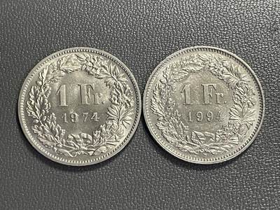 回流0406 - 瑞士1法郎2枚