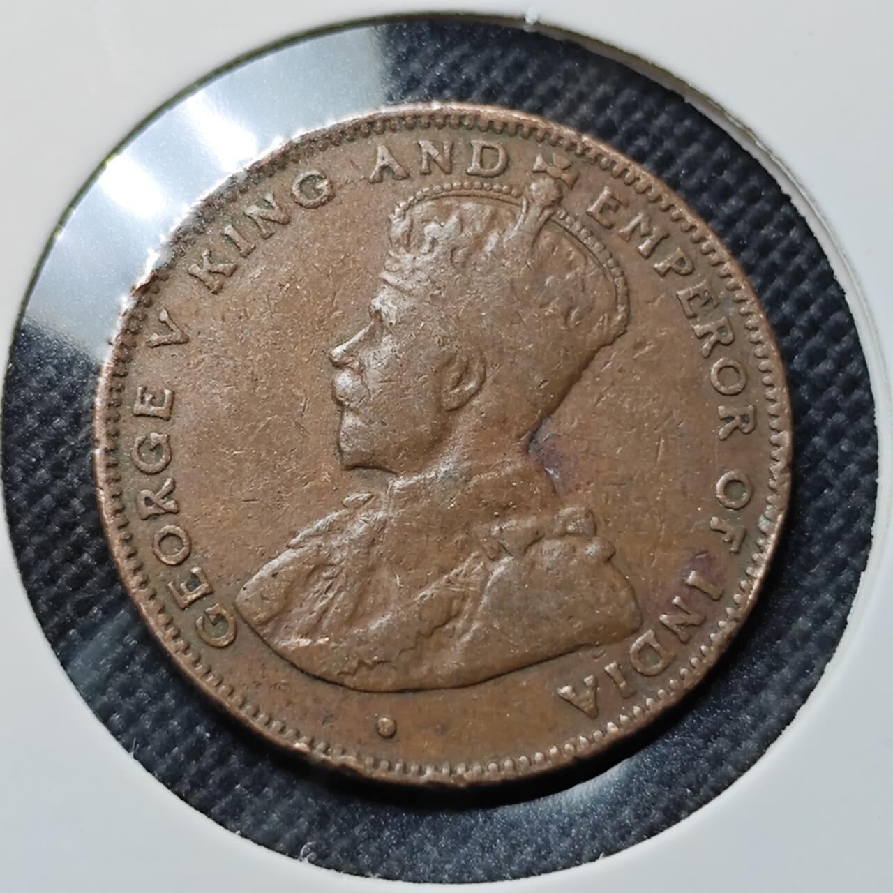 KK钱币收藏小铺  第410期 2月预留时间 周末发货  1916英属海峡1/2分铜币