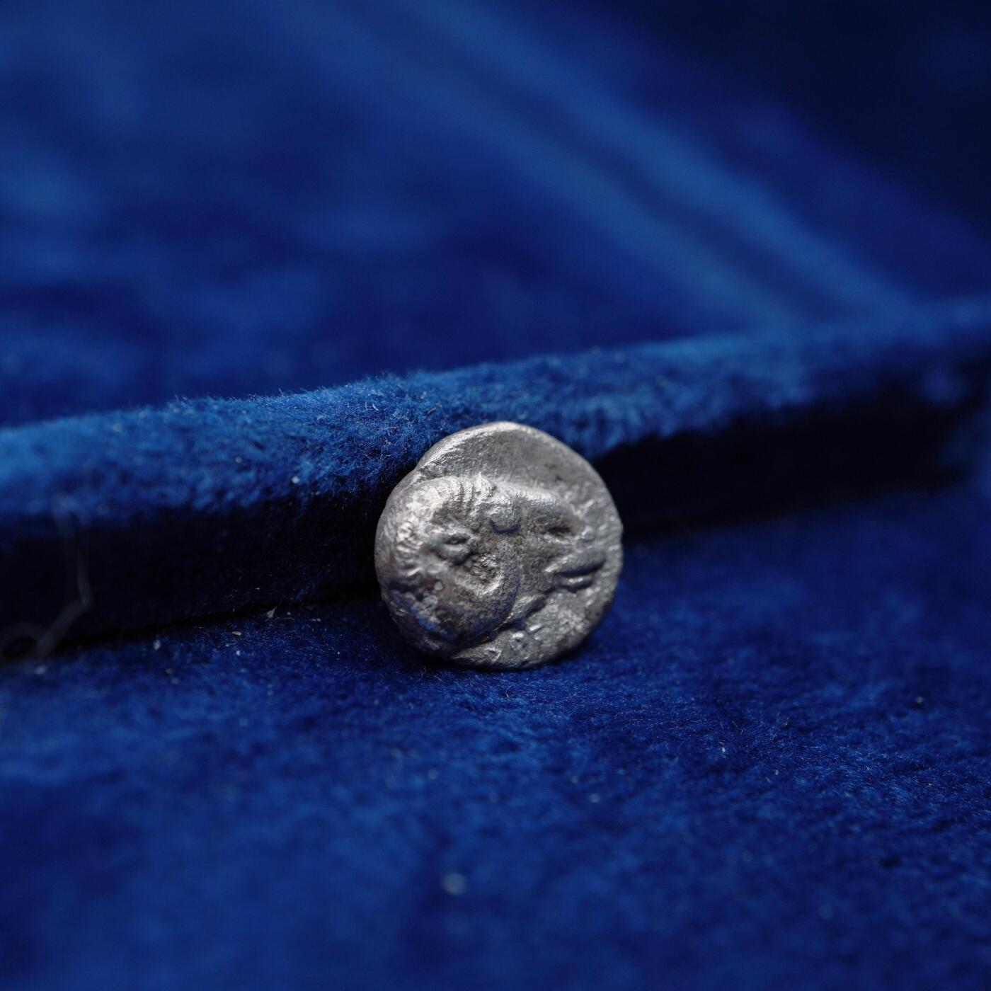 琋语集藏2026年04月欧洲古典打制币拍卖 古希腊特洛亚地区-羊头1/2德银币