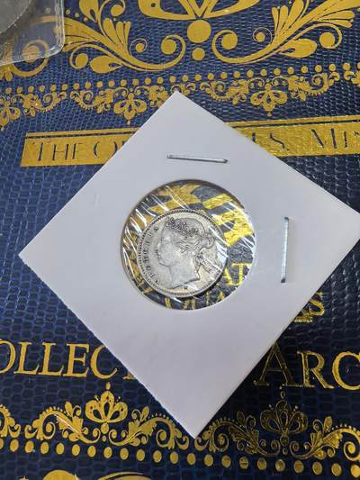 长老汇马年精选第十四场拍卖 - 1877H毛里求斯维多利亚20分银币，克书250美金