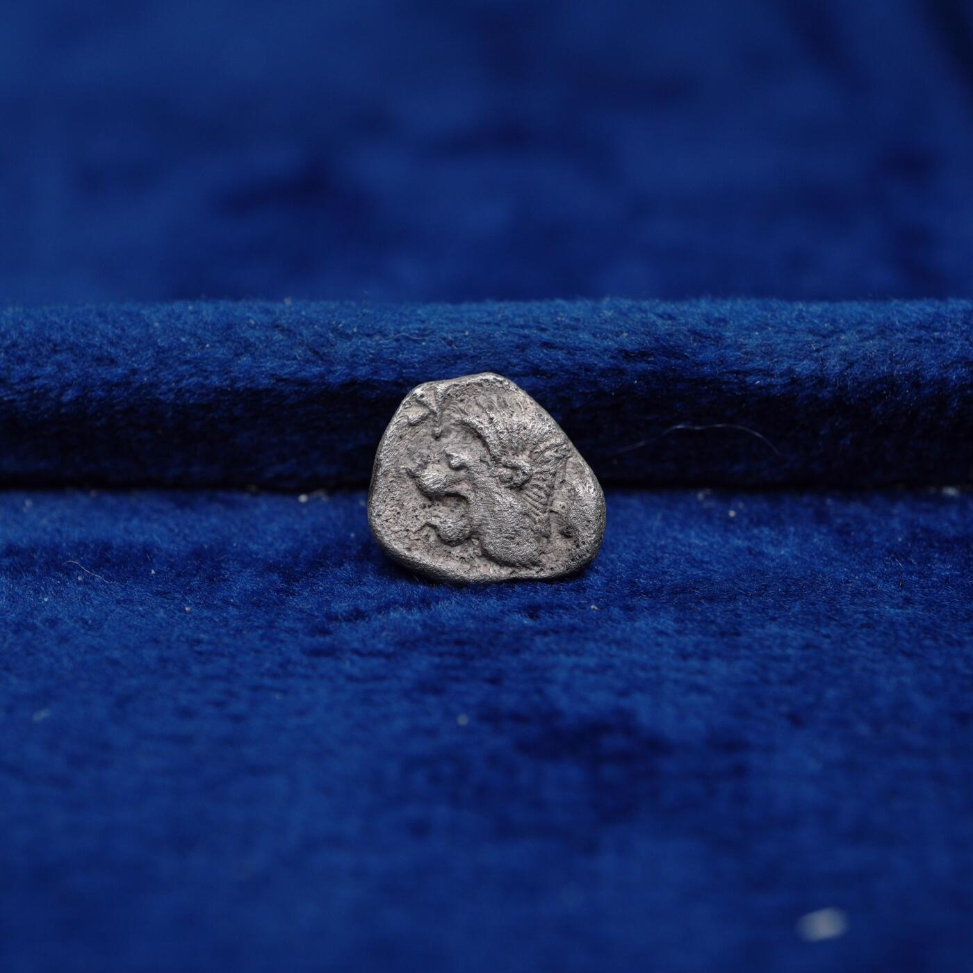 琋语集藏2026年04月欧洲古典打制币拍卖 古希腊米西亚地区-咆哮狮子与野猪金枪鱼1奥波银币