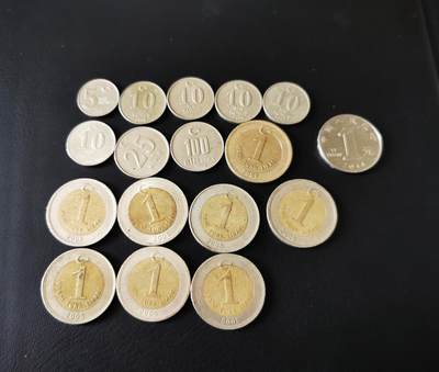 零零发外国硬币拍卖 无佣金 - 土耳其一组