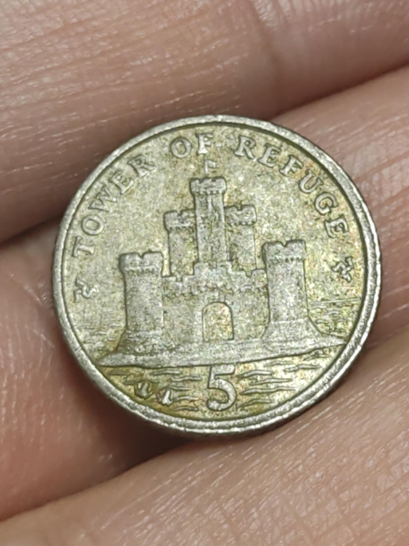 2026年第三十八场(总第二百零七场）外国好品散币场(免佣金) 英属马恩岛🇮🇲2006年5便士(伊丽莎白二世老年第三套第一版，铜镍材质无磁版)