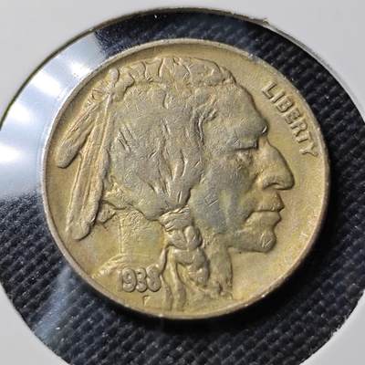 KK钱币收藏小铺  第411期 2月预留时间 周末发货 -  1938美国5分镍币