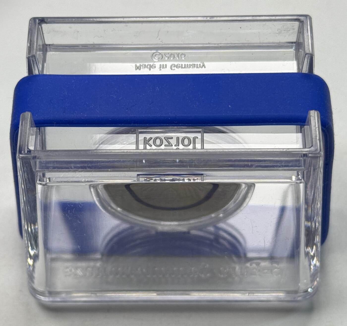 S&S Numismatic世界钱币-拍卖 第123期  获奖币*德国2016年 蓝色地球 5欧元镶嵌聚合物精制纪念币 D版 原厂包装