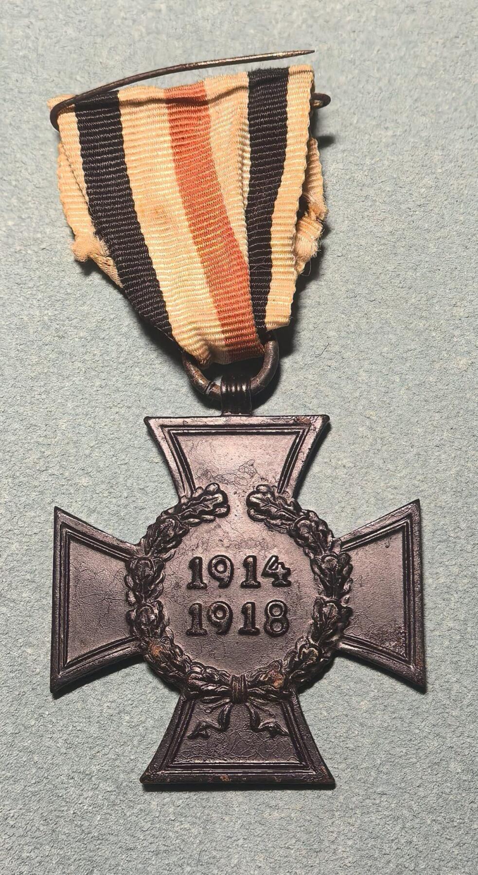 盛世勋华——号角文化勋章邮票专场拍卖第311期 德国（一战）兴登堡奖章 遗属版 带厂标