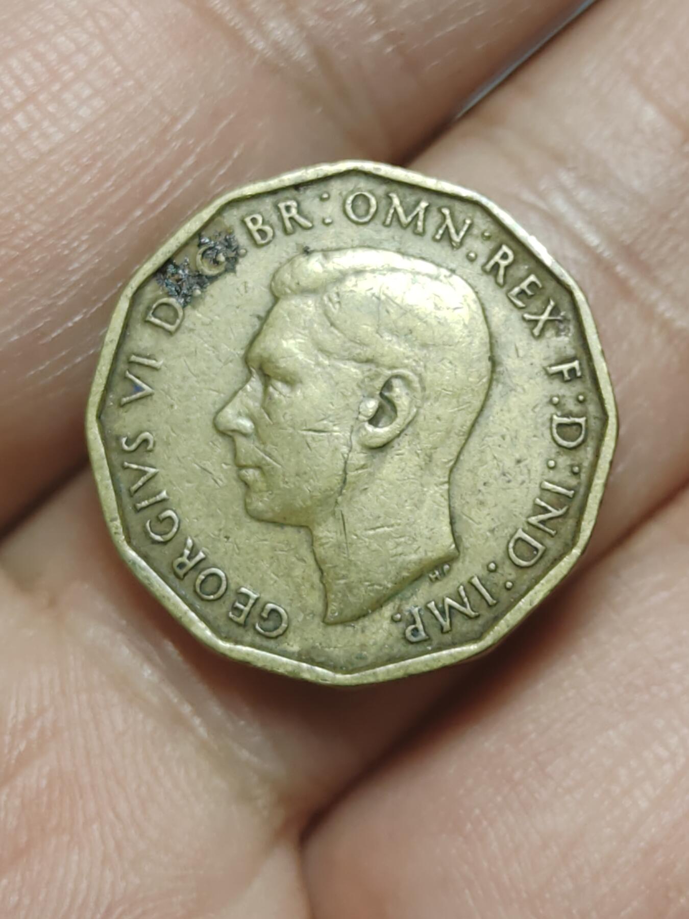 2026年第三十八场(总第二百零七场）外国好品散币场(免佣金) 英国🇬🇧1944年3便士(乔治六世第一版)