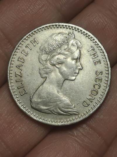 2026年第三十八场(总第二百零七场）外国好品散币场(免佣金) - 英属罗德西亚1964单年份2先令/20分双面值(伊丽莎白二世中年花冠)