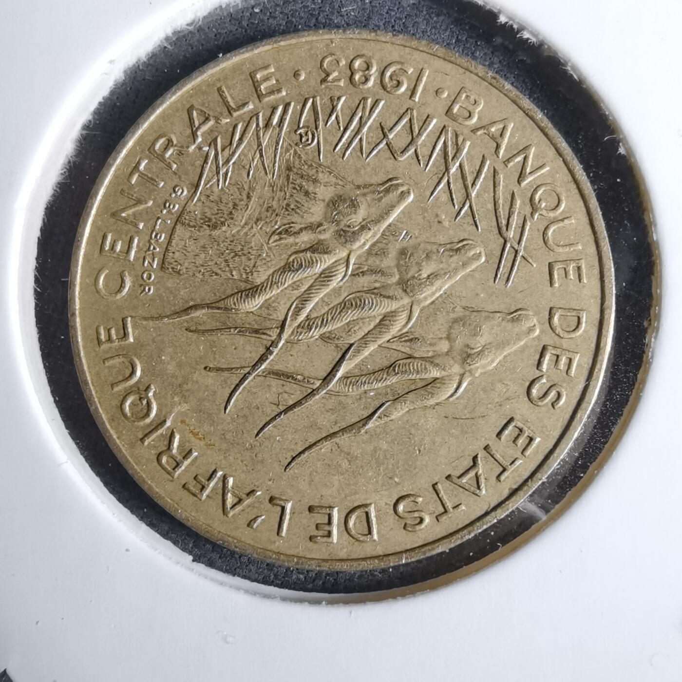 沼泽如烟--第1038场 中非1983年10法郎