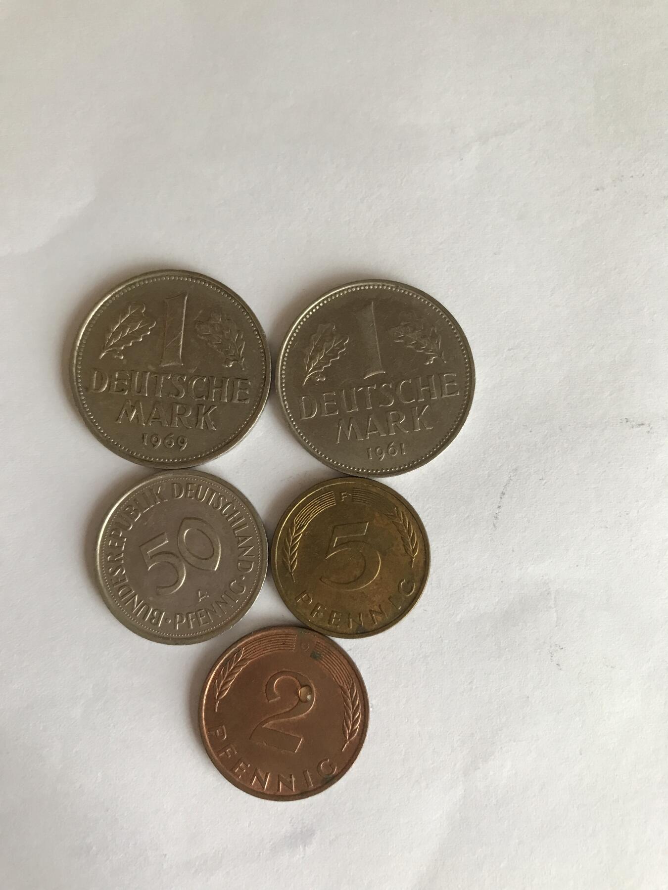 德国硬币5⃣️枚