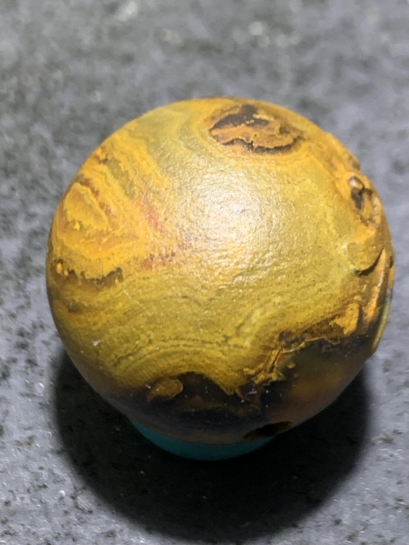 精美亚光风化纹天眼图案战国红玛瑙手工雕刻福字2.0单珠一颗！