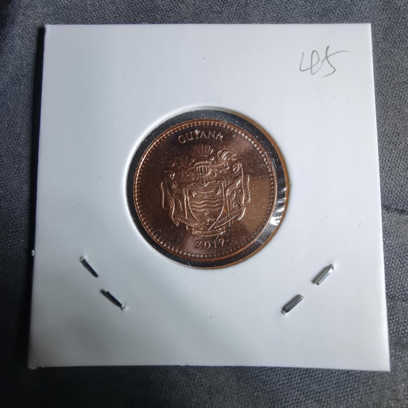 沼泽如烟--第1038场 圭亚那2019年五元