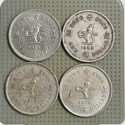 2026年第40场各国散币拍卖（总第190场） - 香港壹圆4枚