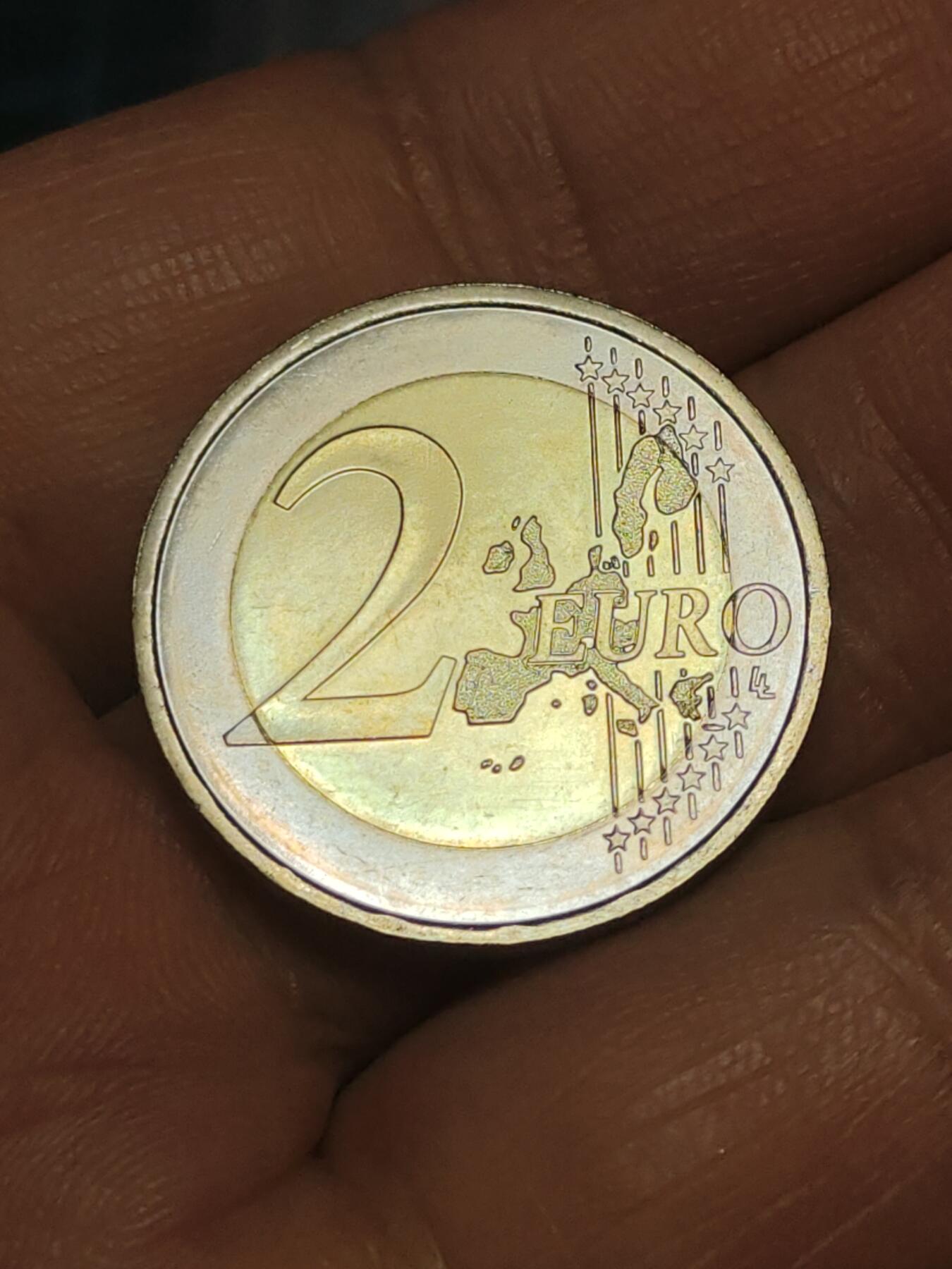 2026年第三十八场(总第二百零七场）外国好品散币场(免佣金) 摩纳哥🇲🇨2001年2欧元(第一版欧洲地图，首发年)