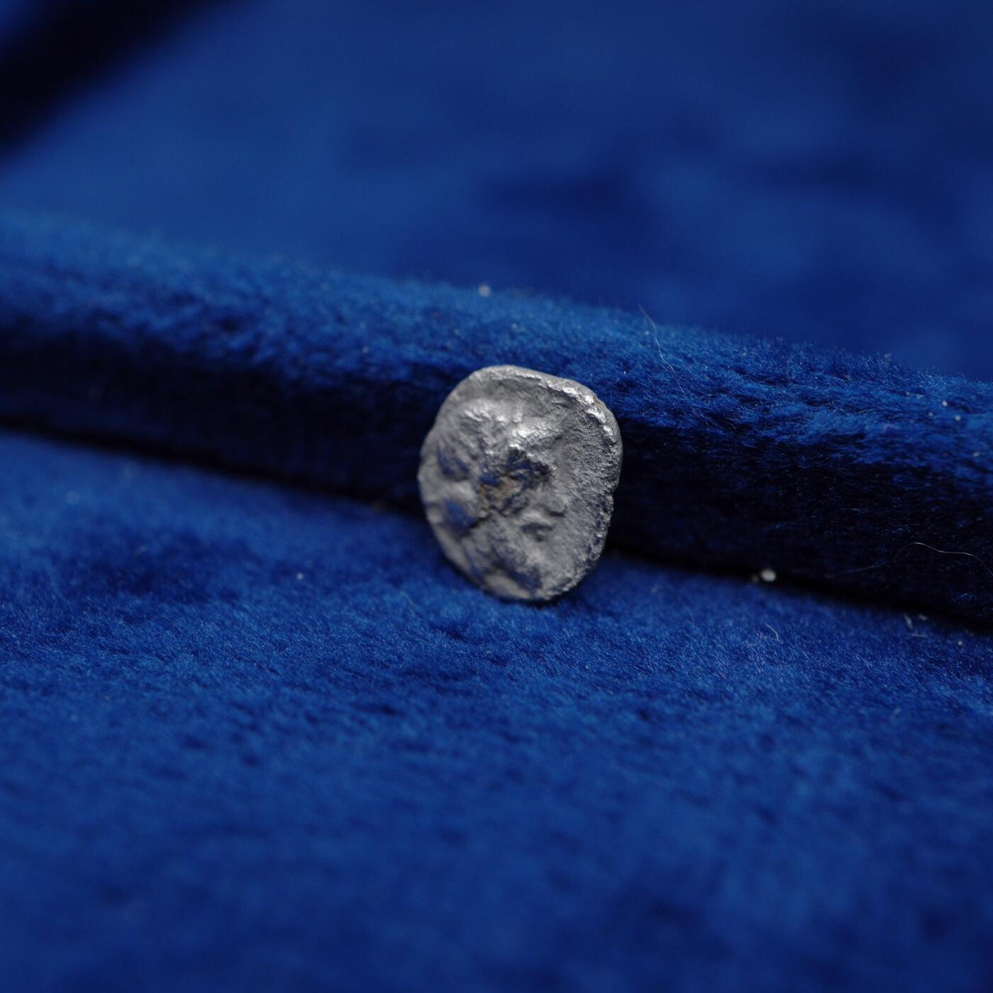 琋语集藏2026年04月欧洲古典打制币拍卖 古希腊西西里岛-酒神？与野猪1/2奥波银币