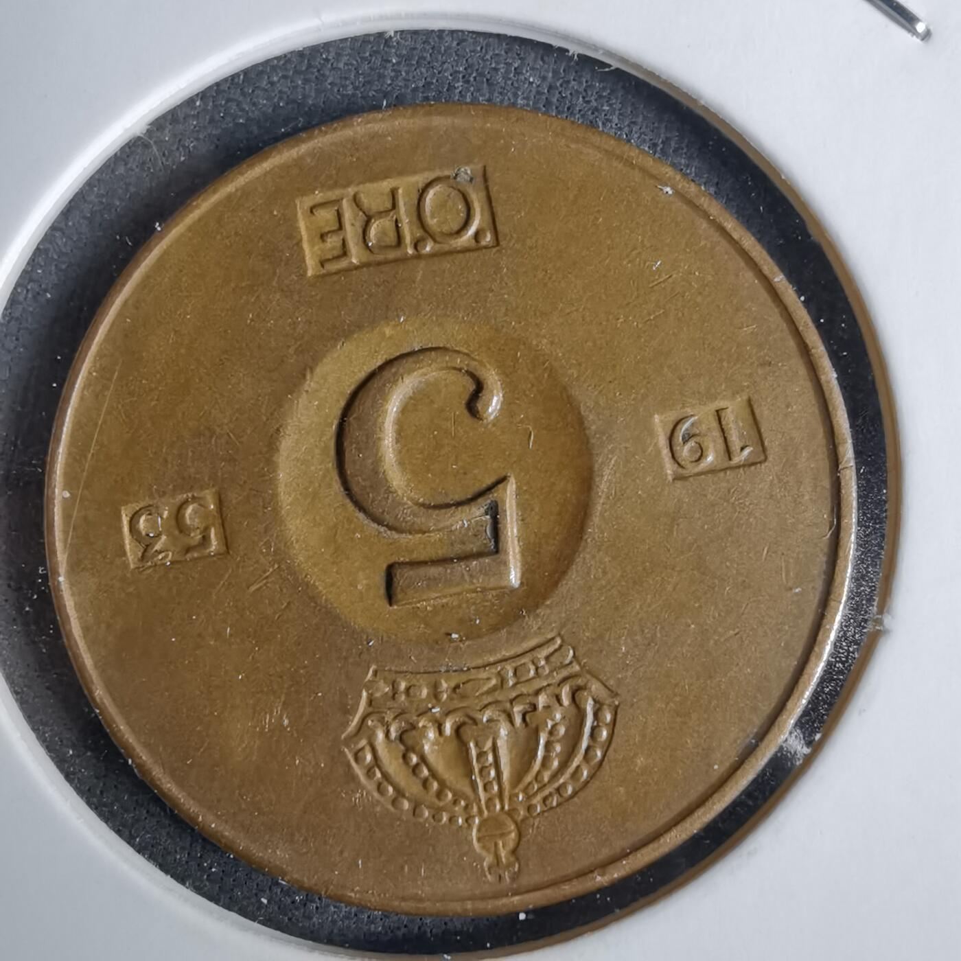 沼泽如烟--第1038场 瑞典1953年5欧尔