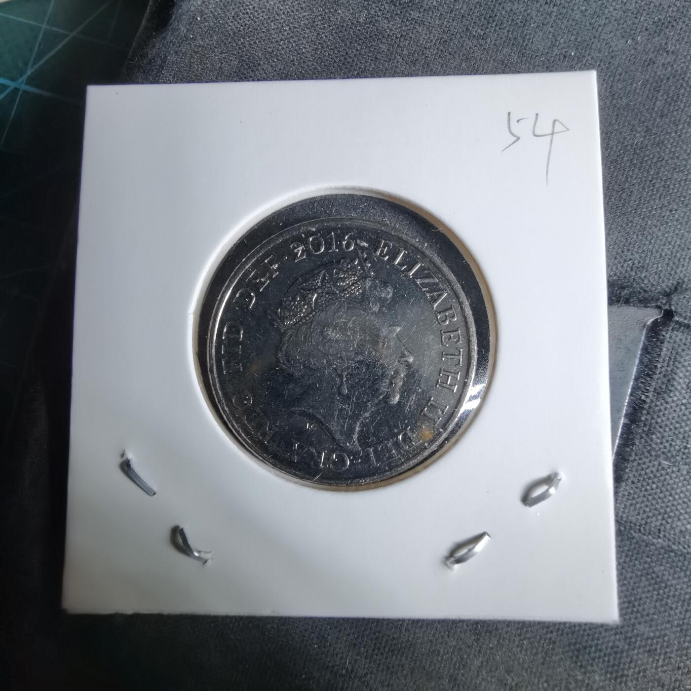 沼泽如烟--第1038场 英国2016年10便士